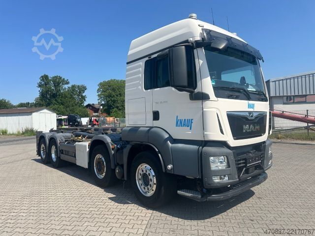 Roll-off-kippi kuorma-auto MAN TGS 35.460 / 8x2-6 / Silo / Gergen **2 x Stück**
