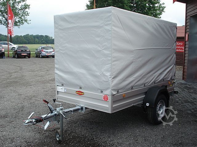 Flatbed + tarpaulin Böckmann TL-AL 2513/135 Plane und Spriegel