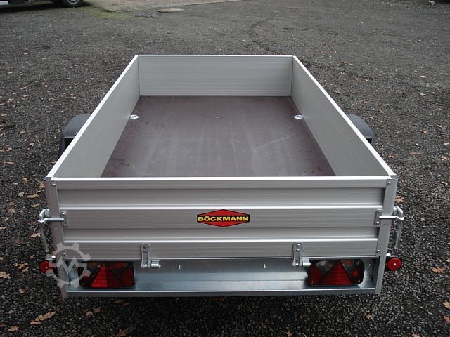 Flatbed + tarpaulin Böckmann TL-AL 2513/135 Plane und Spriegel