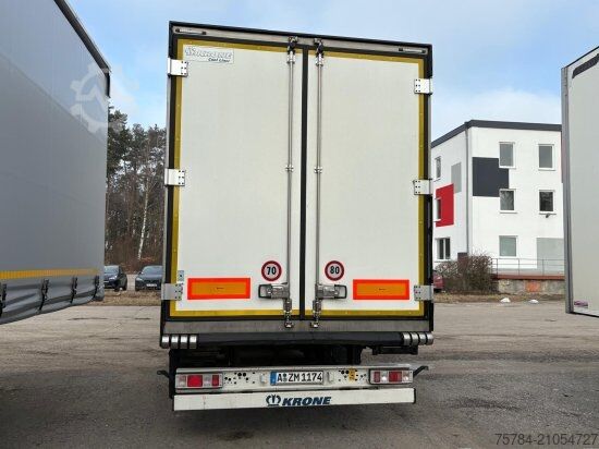 Low loader semitrailer KRONE 3-ACHS KüHLAUFLIEGER, THERMO KING SLX 300, DOPPELSTOCK, LIFT