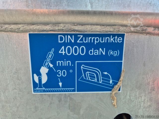 Trosmjerni kiperski prikolica HUMBAUR HTK 115524 Dreiseitenkipper vollverzinkt