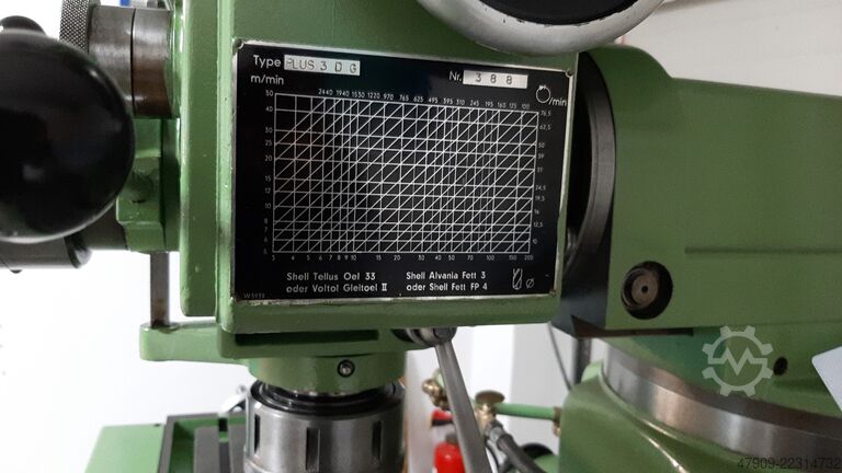 Takım freze makinesi Alzmetall Bohr und Fräsmaschine Plus 3DG 