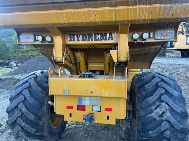 Pašizgāzējs Hydrema 912GS dump truck w/white signs. WATCH VIDEO.