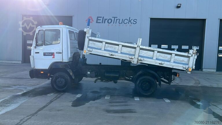 Tipper cu 3 fețe Mercedes-Benz 814 (3 WAY TIPPER / MANUAL PUMP / POMPE MANUELL...