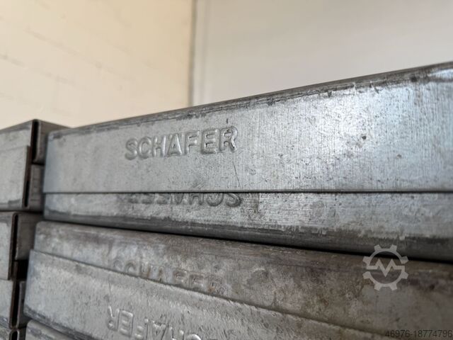 High-bay warehouse steel panels shelf SSI Schäfer / f. Rahmentiefe 950mm Rahmenprofil: ca. 300 x 40 x 20 mm