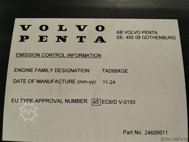 Agregado Volvo TAD882GE - 275 kVA Stage V Generator - DPX-19029
