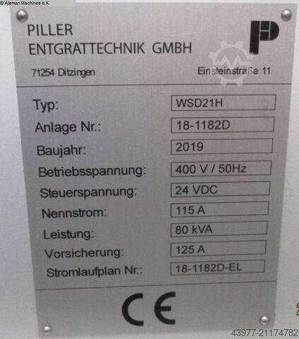 Машина за разстъргване PILLER WSD 21 H