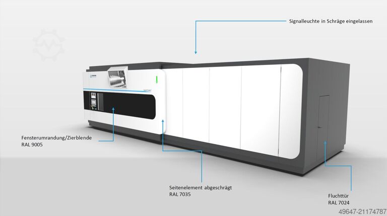 Adaptacyjna komórka laserowa z wielonarzędziowym robotem Rohmann-Automation GmbH LaserCubeX GIGA