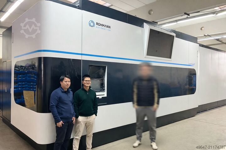 Adaptacyjna komórka laserowa z wielonarzędziowym robotem Rohmann-Automation GmbH LaserCubeX GIGA