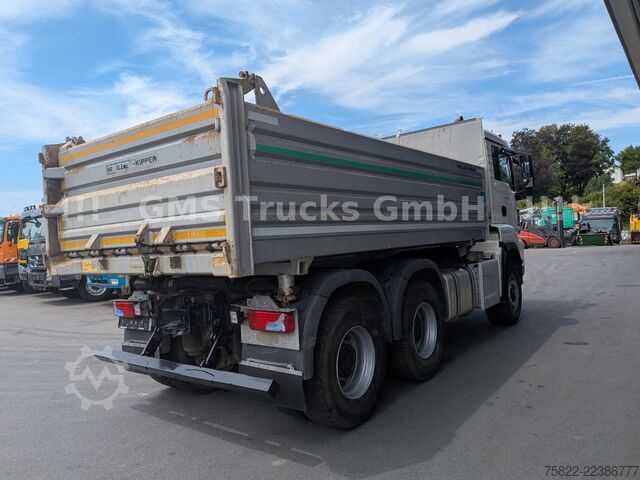 Camión volquete trilateral MAN TGS 33.500 / Manual /Meiller BORDMATIK/WENIG KM