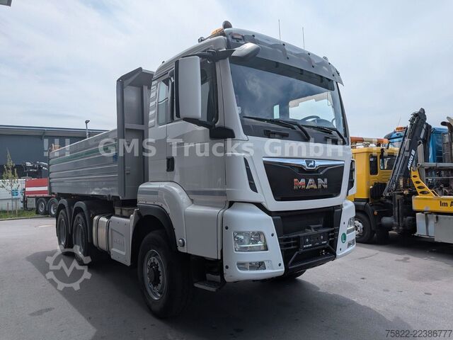 Camión volquete trilateral MAN TGS 33.500 / Manual /Meiller BORDMATIK/WENIG KM