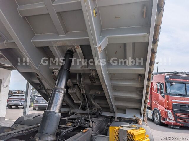 Camión volquete trilateral MAN TGS 33.500 / Manual /Meiller BORDMATIK/WENIG KM