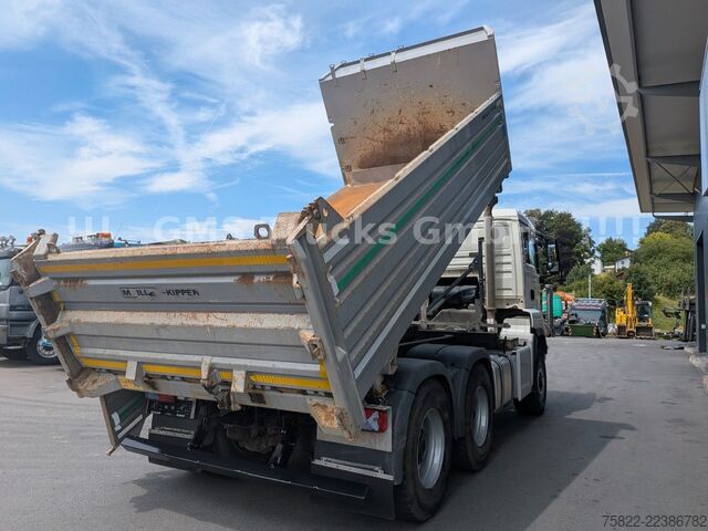 Camión volquete MAN TGS 33.500 / 6X6 / Manual / Meiller BORDMATIK