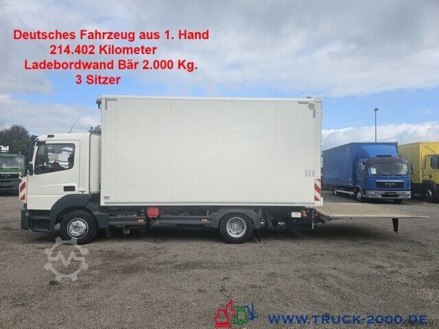 Boxvogn Mercedes-Benz Atego 818 Klima 3 Sitze LBW BÄR 2.000 Kg 214TKM