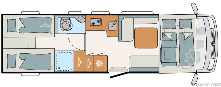 Camper integrado DETHLEFFS XL Integriert I 7812-2 Modell 2026