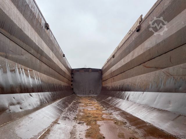 Kiperska poluprikolica STAS 56m³ Stahlkipper /Hardox/2x Liftachse/Rüttler