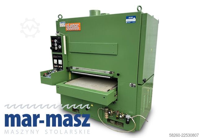 Wide belt sander with pad STEMAC LCRT 900 2 agregaty walec metalowy
