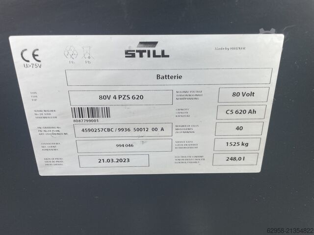 Elektro-4-Rad-Gabelstapler, STILL, RX60 STILL RX60-25 | Battery 96% capacity