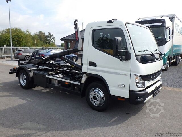 Þyrlubíll sendibíll FUSO Canter 7 C 18 HIAB Abroller/AHK/Klima/LED/24 tkm