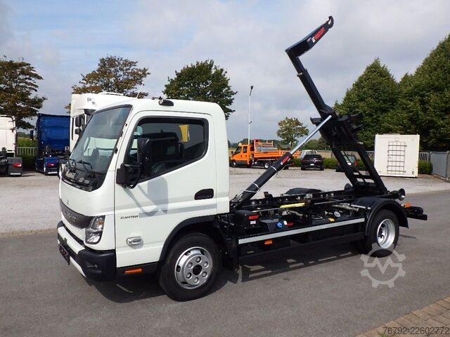 Þyrlubíll sendibíll FUSO Canter 7 C 18 HIAB Abroller/AHK/Klima/LED/24 tkm