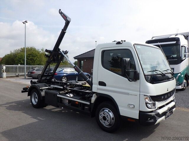 Þyrlubíll sendibíll FUSO Canter 7 C 18 HIAB Abroller/AHK/Klima/LED/24 tkm