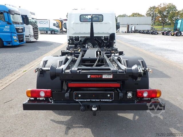Þyrlubíll sendibíll FUSO Canter 7 C 18 HIAB Abroller/AHK/Klima/LED/24 tkm