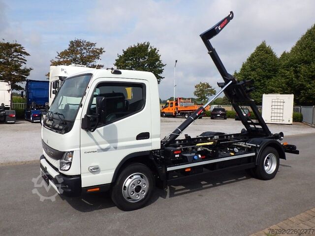 Þyrlubíll sendibíll FUSO Canter 7 C 18 HIAB Abroller/AHK/Klima/LED/24 tkm