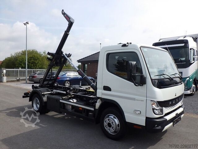Þyrlubíll sendibíll FUSO Canter 7 C 18 HIAB Abroller/AHK/Klima/LED/24 tkm