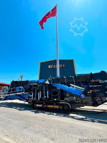 Máy sàng lọc FABO Tracked Screening Plant Mobile Screening Plant FTS-1560