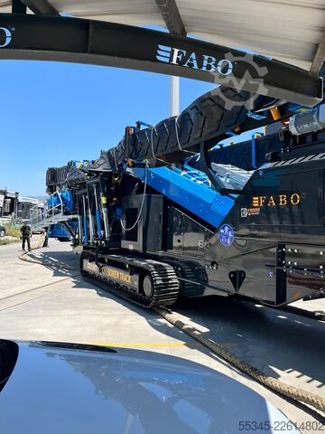 Máy sàng lọc FABO Tracked Screening Plant Mobile Screening Plant FTS-1560