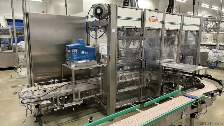 Dvojitý baliaci stroj na zatavené kelímky TECMA SEALED CUPS DUAL PACKER x2, x4, x6 PACK CARTON