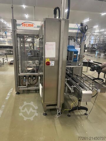 Dvojitý baliaci stroj na zatavené kelímky TECMA SEALED CUPS DUAL PACKER x2, x4, x6 PACK CARTON