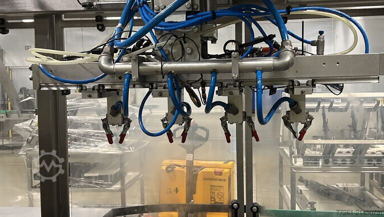 Dvojitý baliaci stroj na zatavené kelímky TECMA SEALED CUPS DUAL PACKER x2, x4, x6 PACK CARTON