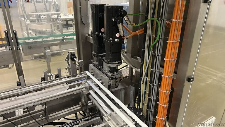 Dvojitý baliaci stroj na zatavené kelímky TECMA SEALED CUPS DUAL PACKER x2, x4, x6 PACK CARTON