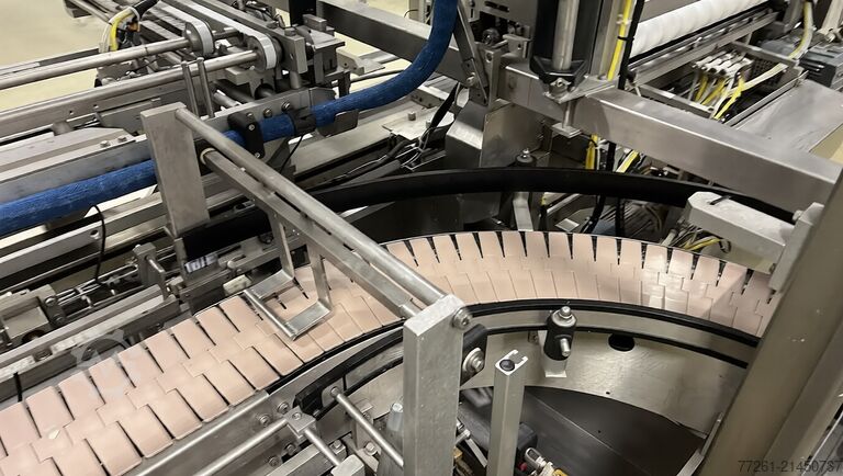 Dvojitý baliaci stroj na zatavené kelímky TECMA SEALED CUPS DUAL PACKER x2, x4, x6 PACK CARTON