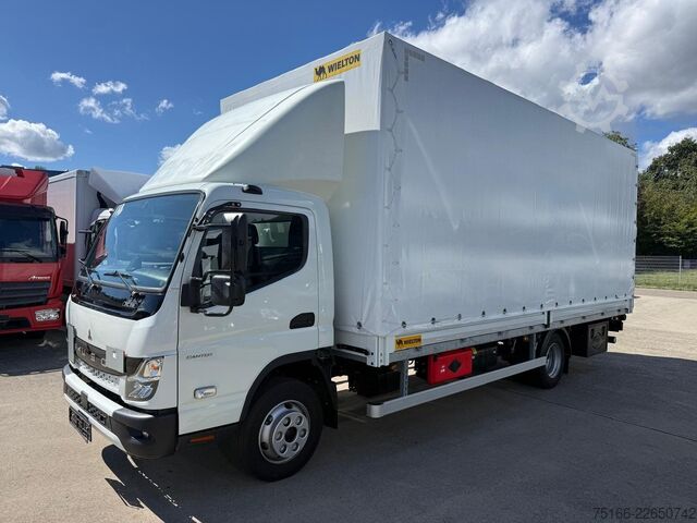 רכב מסחרי עם וילון צד FUSO FUSO 7 C 18 Plane 6 m LBW 1 T*KLIMA*Automatik
