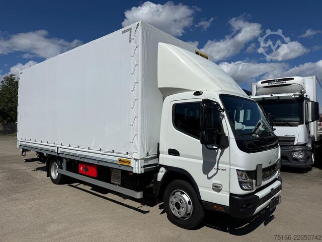 רכב מסחרי עם וילון צד FUSO FUSO 7 C 18 Plane 6 m LBW 1 T*KLIMA*Automatik