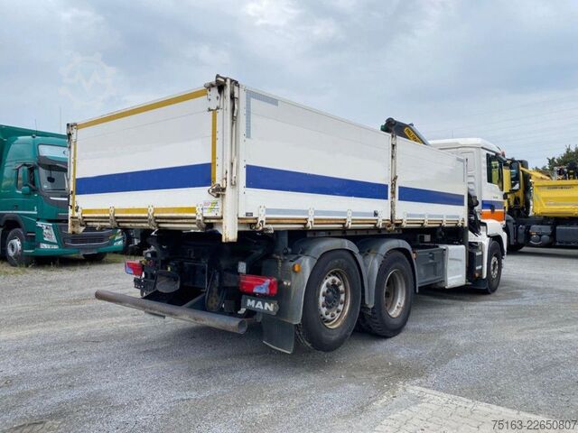Basculantă MAN TG-S 26.400 6x2-2 BL 3-Achs Kipper Kran +Funk+Gr