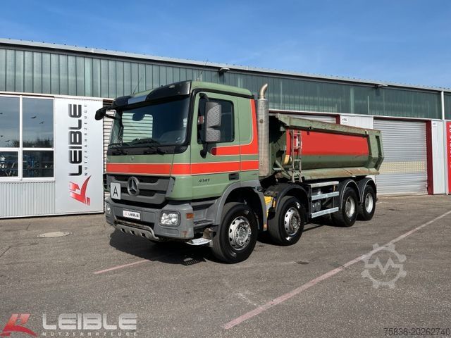 Camion benne MERCEDES-BENZ Actros MP3 4141 8x4 Carnehl Hardox Mulde 17m³