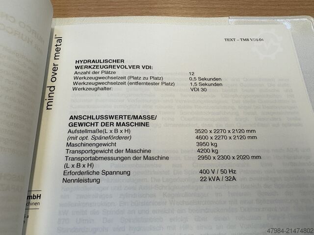 Strung CNC HURCO TM 8