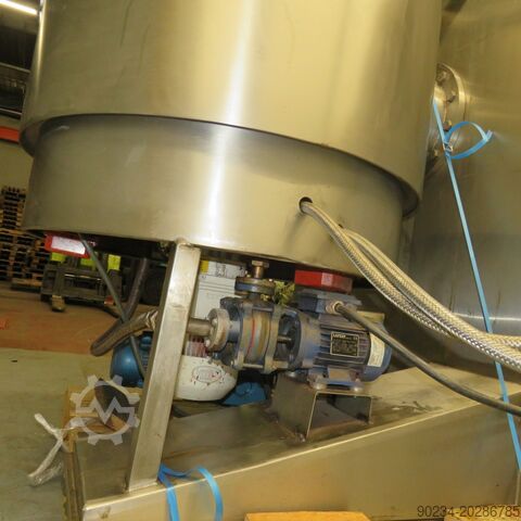 Mixer dizolvator cu vacuum 3C din oțel inoxidabil, 120 litri, 4 CP, dublu înveliș 3C FRANCE vacuum dissolver mixer