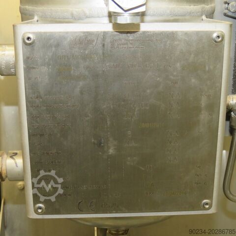 Mixer dizolvator cu vacuum 3C din oțel inoxidabil, 120 litri, 4 CP, dublu înveliș 3C FRANCE vacuum dissolver mixer