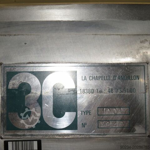 Mixer dizolvator cu vacuum 3C din oțel inoxidabil, 120 litri, 4 CP, dublu înveliș 3C FRANCE vacuum dissolver mixer