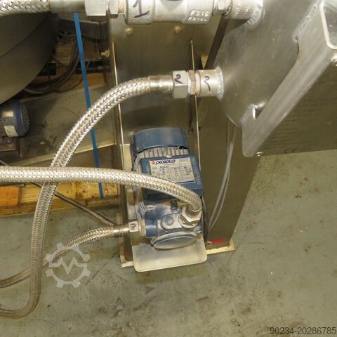 Mixer dizolvator cu vacuum 3C din oțel inoxidabil, 120 litri, 4 CP, dublu înveliș 3C FRANCE vacuum dissolver mixer