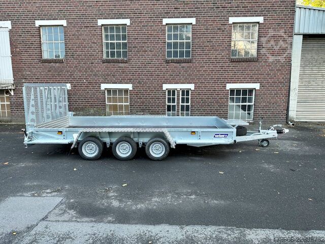 Baumaschinenanhänger Variant 3520 M5 | MAXI LOAD | TRIDEM 460X198CM 3500KG BAUMASCHINENANHÄNGER | RAMPE