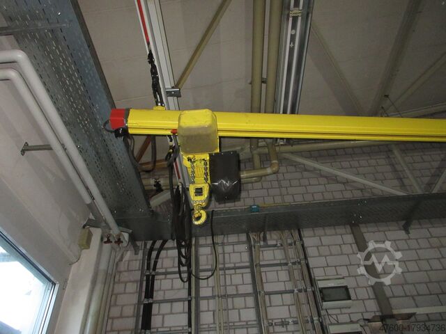 Žerjav nadstrešek Žerjav Notranji žerjav Žerjavska steza Demag Kranbahn KBK2 500KG 6,5x6,5m Zub Demag KBK II KBK1 500Kg Stahl Kettenzug