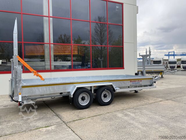 Нископроходен ремарке Möslein TT 11-E6x2 hydr. Rampen  Tieflader für Fräsen breiten hydraulischen Rampen, Neu