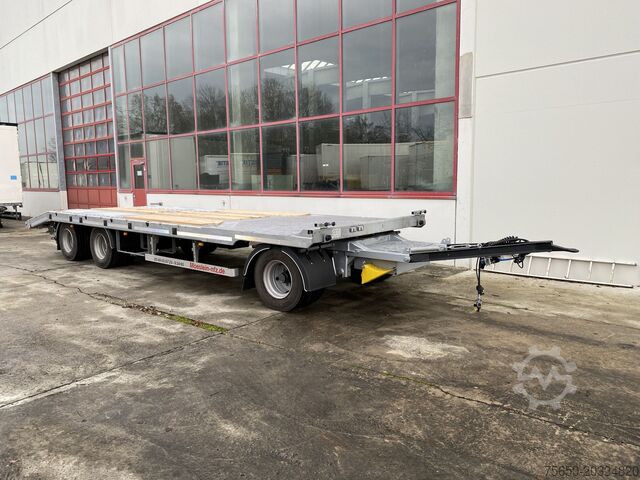 Нископроходен ремарке Möslein T 3-P9,2 OR  3 Achs Tieflader gerader Ladefläche 9 m, Neufahrzeug