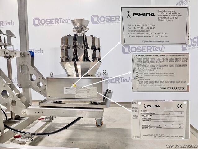 Balança de múltiplos cabeçotes Ishida CCW-RV-214W