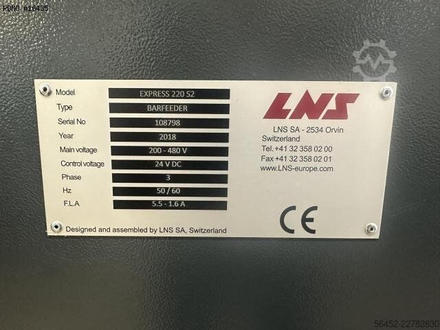 Podajalniki za palice LNS EXPRESS 220 S2